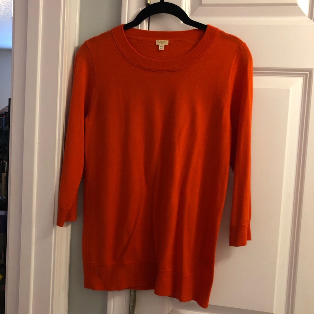 Orange 100% Merino Sweater